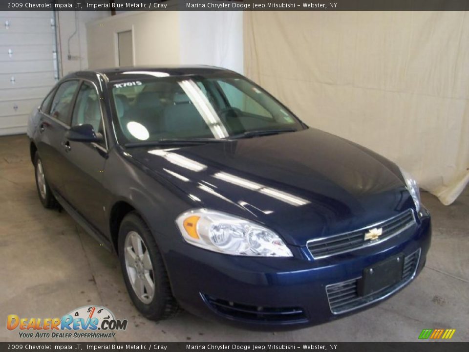 2009 Chevrolet Impala LT Imperial Blue Metallic / Gray Photo #10