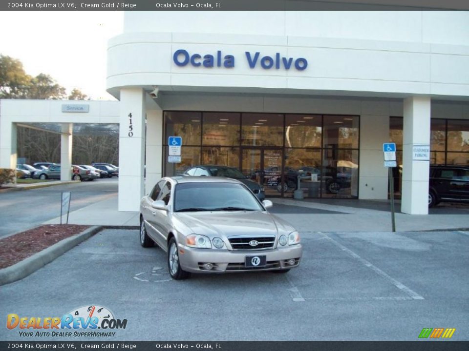 2004 Kia Optima LX V6 Cream Gold / Beige Photo #1