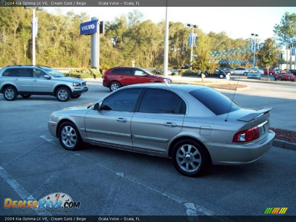 2004 Kia Optima LX V6 Cream Gold / Beige Photo #6
