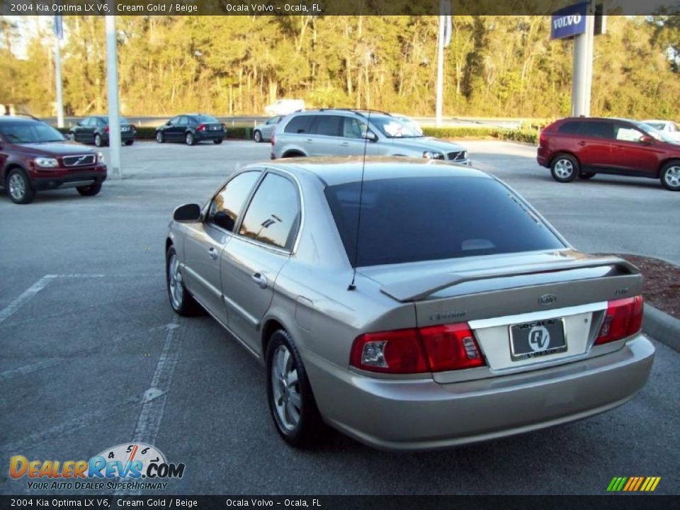 2004 Kia Optima LX V6 Cream Gold / Beige Photo #7