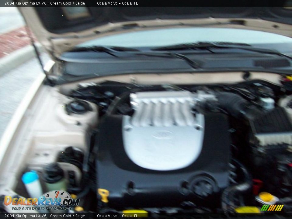 2004 Kia Optima LX V6 Cream Gold / Beige Photo #13