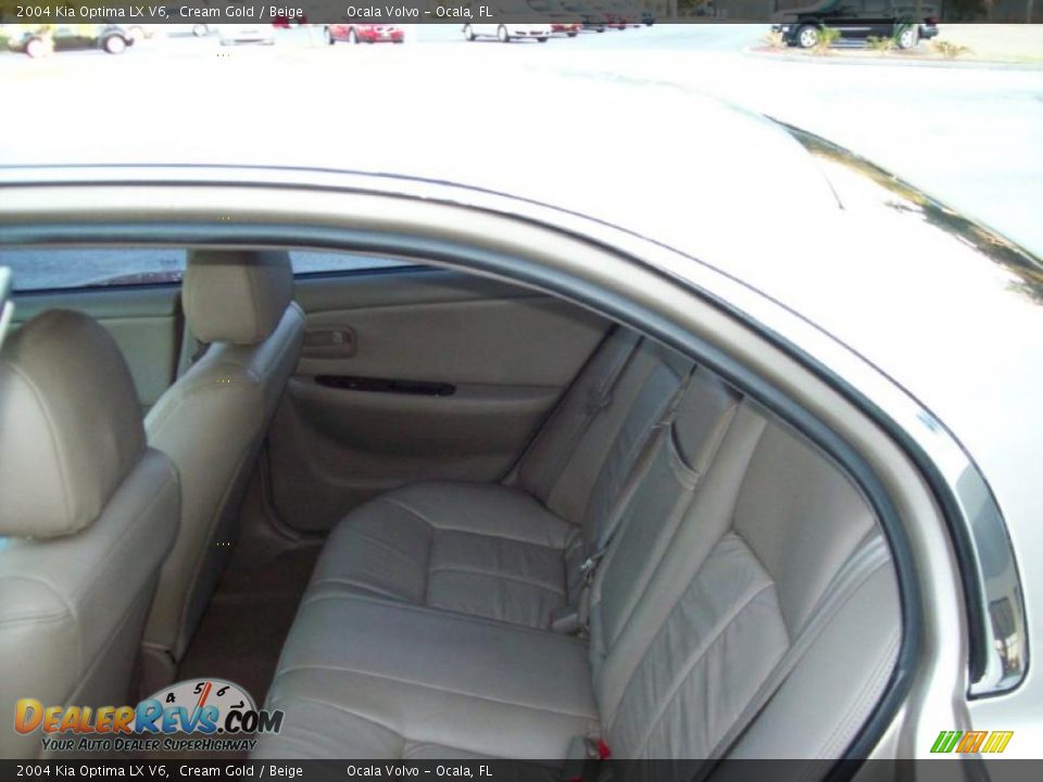 2004 Kia Optima LX V6 Cream Gold / Beige Photo #18