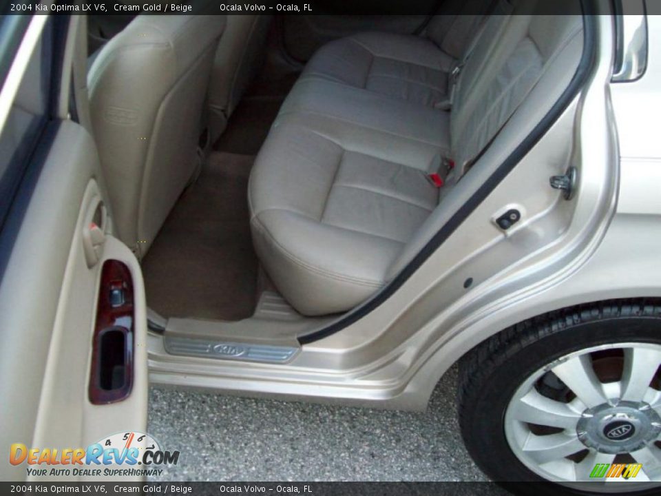 2004 Kia Optima LX V6 Cream Gold / Beige Photo #19