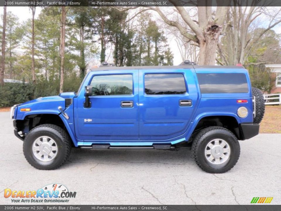 2006 Hummer H2 SUV Pacific Blue / Ebony Photo #3