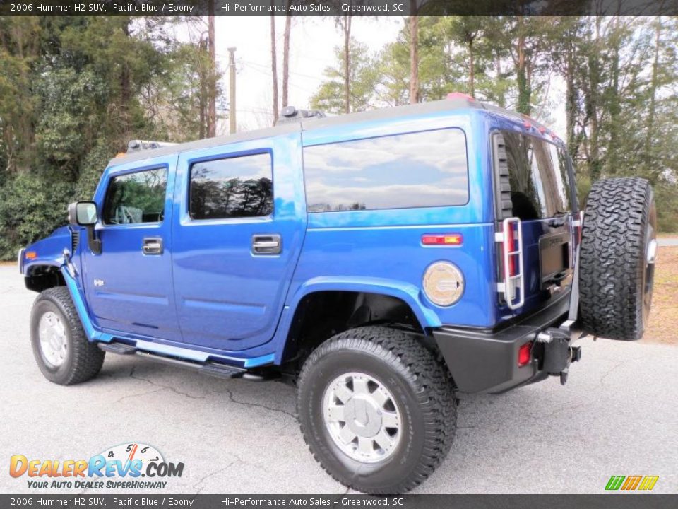 2006 Hummer H2 SUV Pacific Blue / Ebony Photo #4