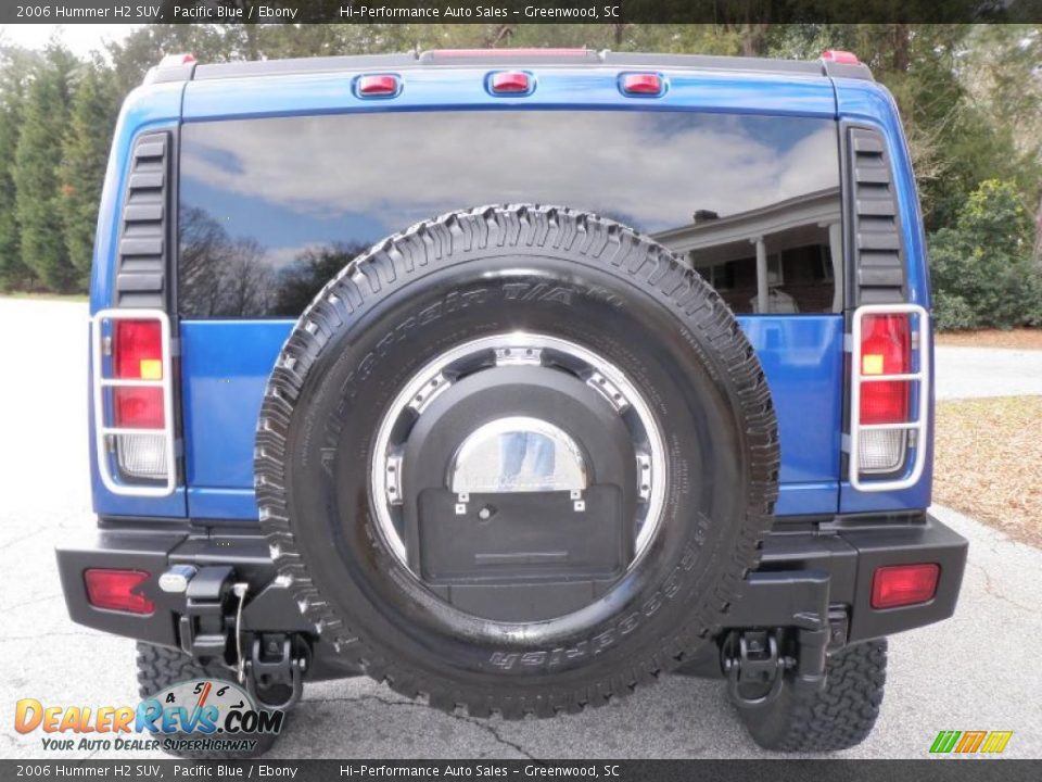 2006 Hummer H2 SUV Pacific Blue / Ebony Photo #6