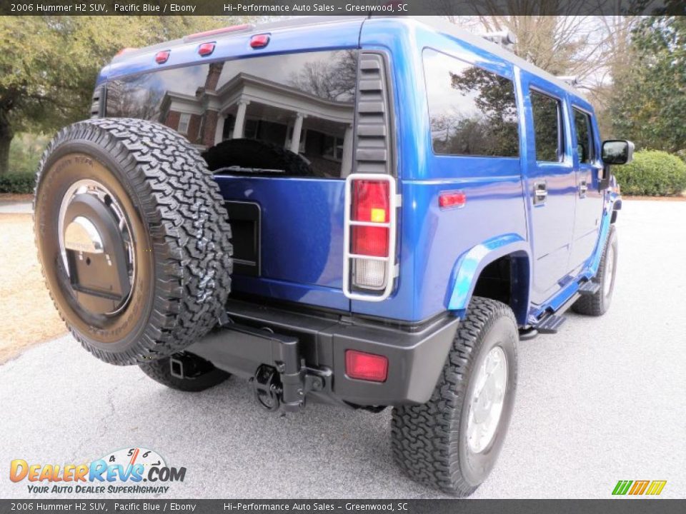 2006 Hummer H2 SUV Pacific Blue / Ebony Photo #7