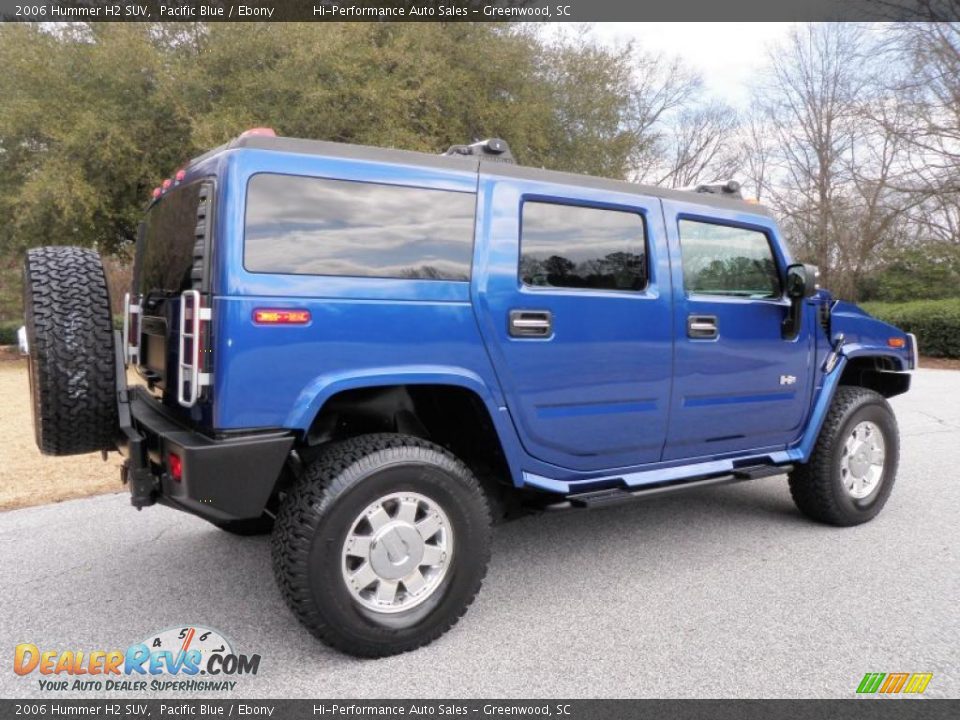 2006 Hummer H2 SUV Pacific Blue / Ebony Photo #8