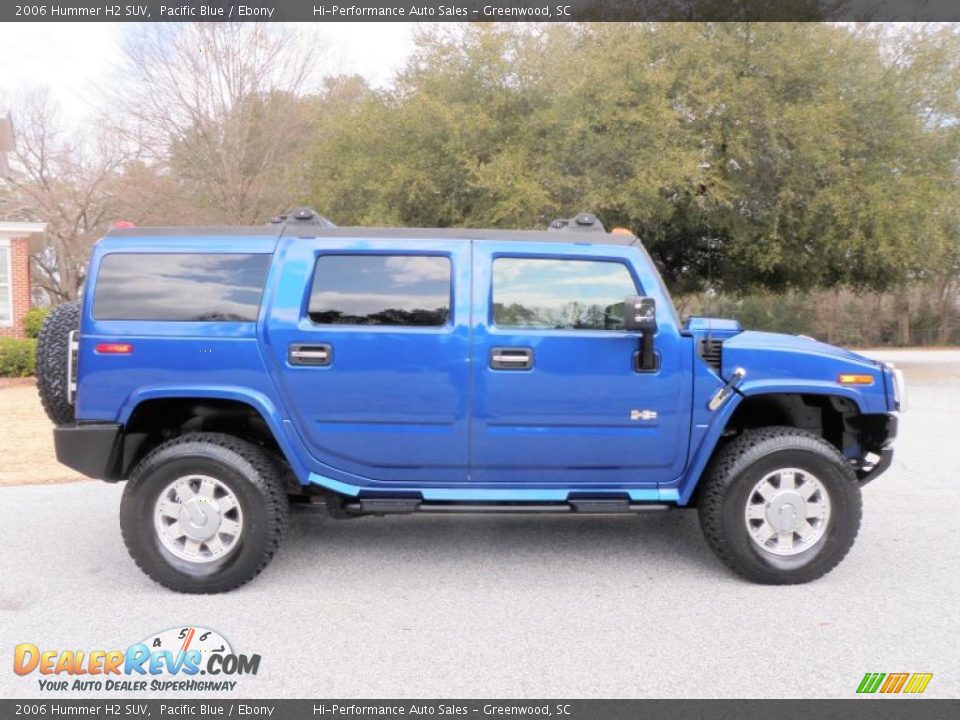 2006 Hummer H2 SUV Pacific Blue / Ebony Photo #9