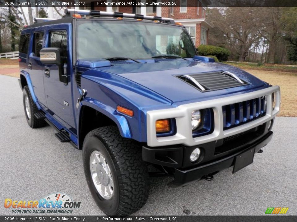 2006 Hummer H2 SUV Pacific Blue / Ebony Photo #11