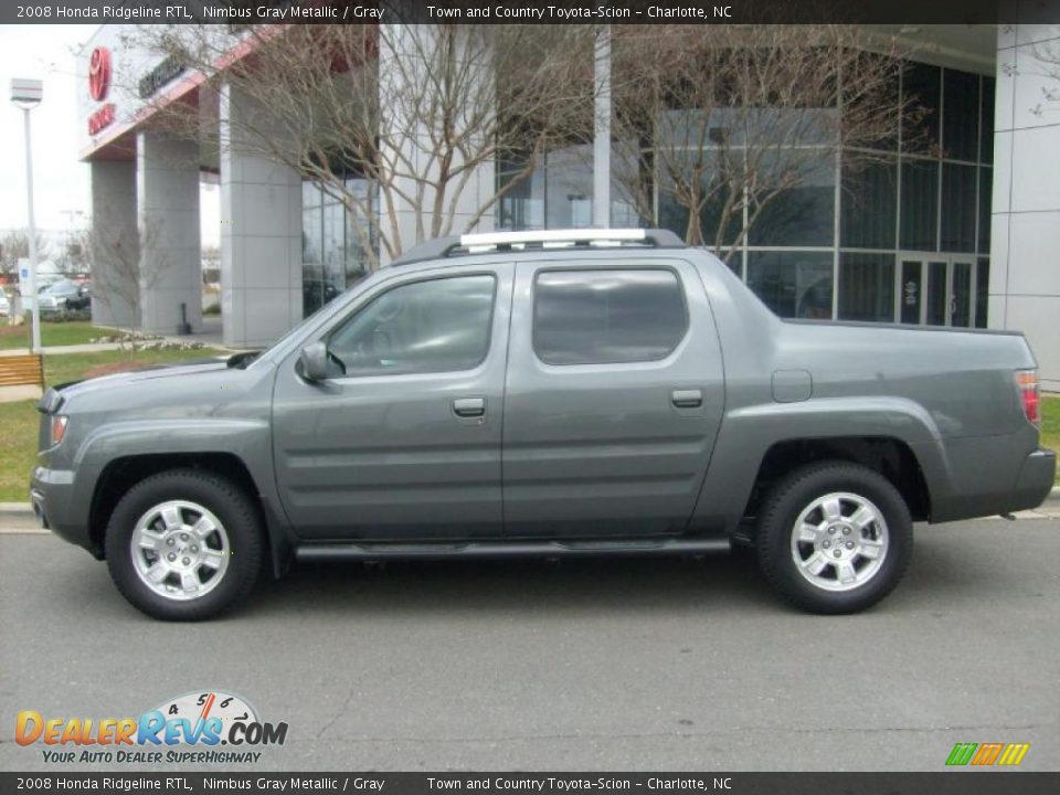 2008 Honda Ridgeline RTL Nimbus Gray Metallic / Gray Photo #1