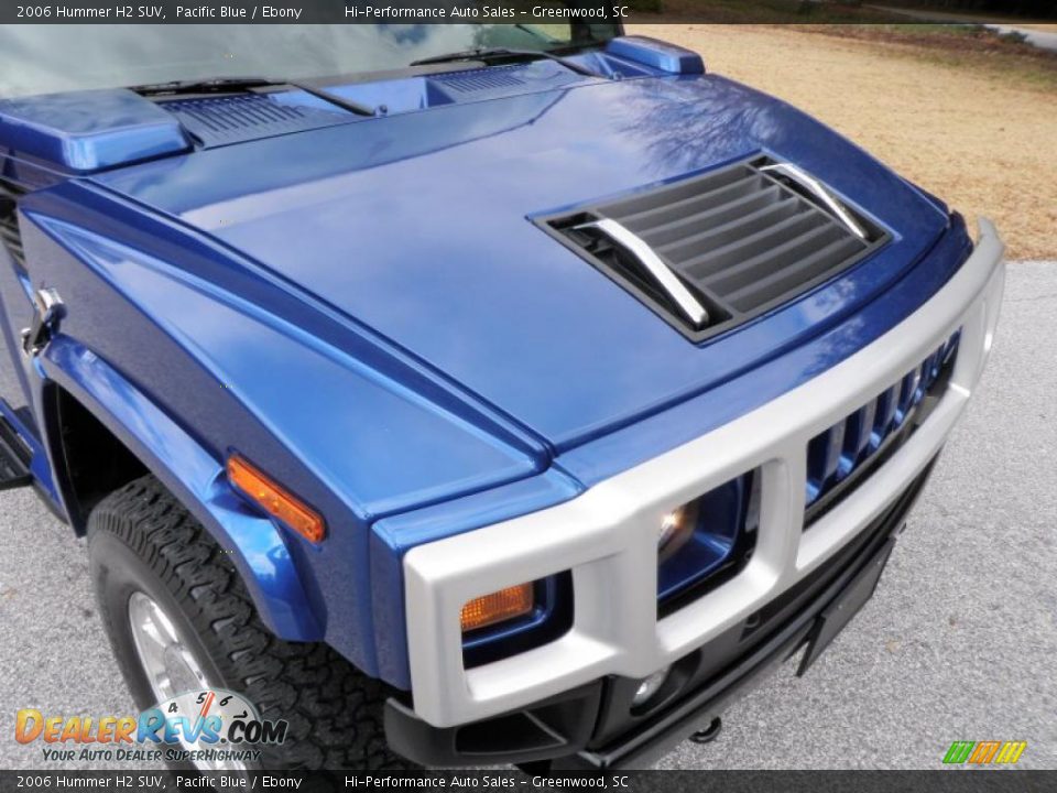 2006 Hummer H2 SUV Pacific Blue / Ebony Photo #13