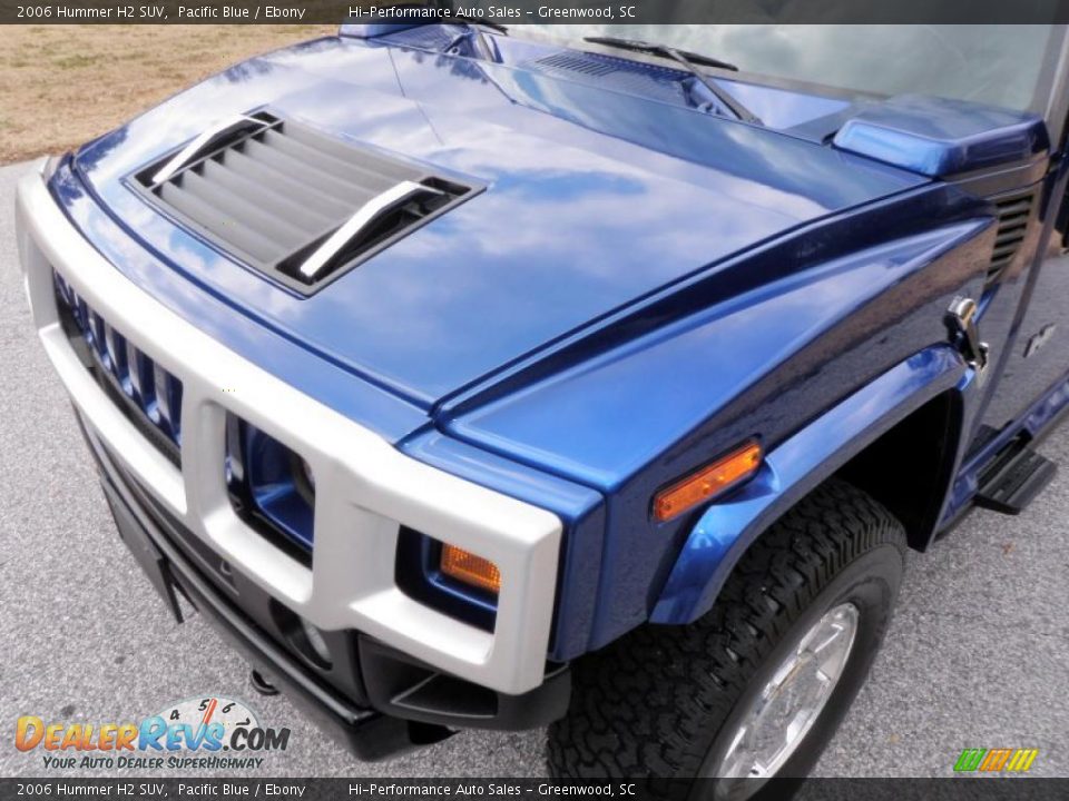 2006 Hummer H2 SUV Pacific Blue / Ebony Photo #14