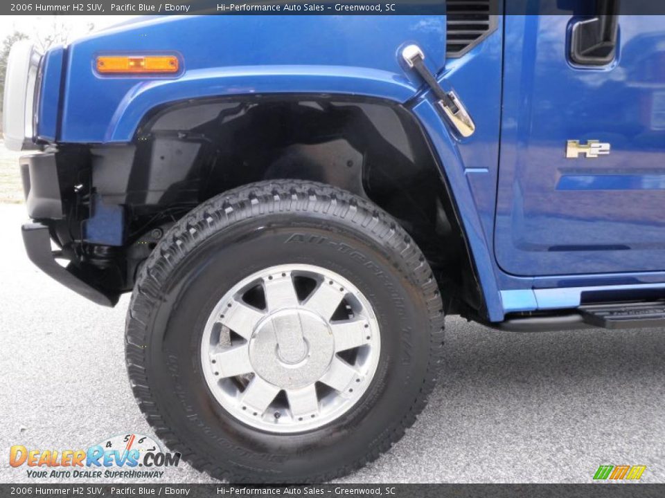 2006 Hummer H2 SUV Pacific Blue / Ebony Photo #15