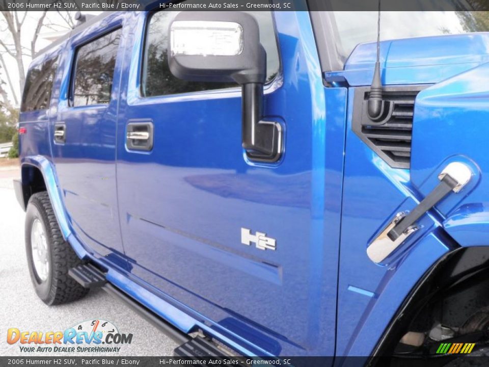 2006 Hummer H2 SUV Pacific Blue / Ebony Photo #17