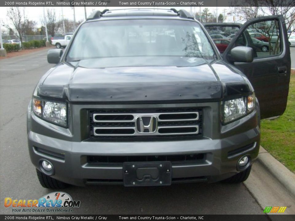 2008 Honda Ridgeline RTL Nimbus Gray Metallic / Gray Photo #7