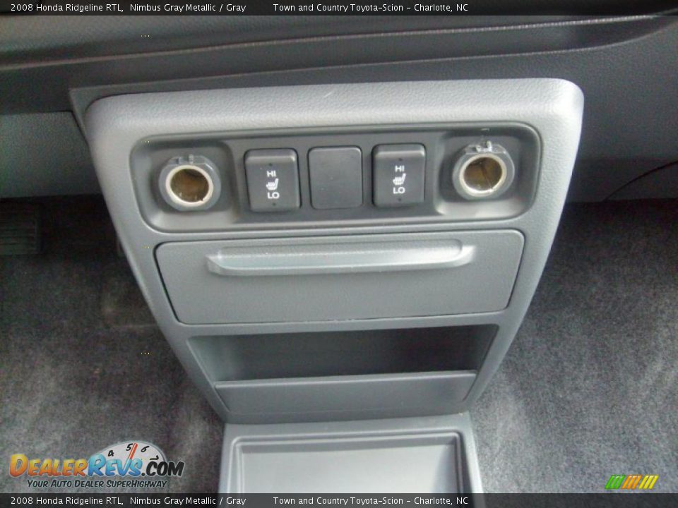 2008 Honda Ridgeline RTL Nimbus Gray Metallic / Gray Photo #11