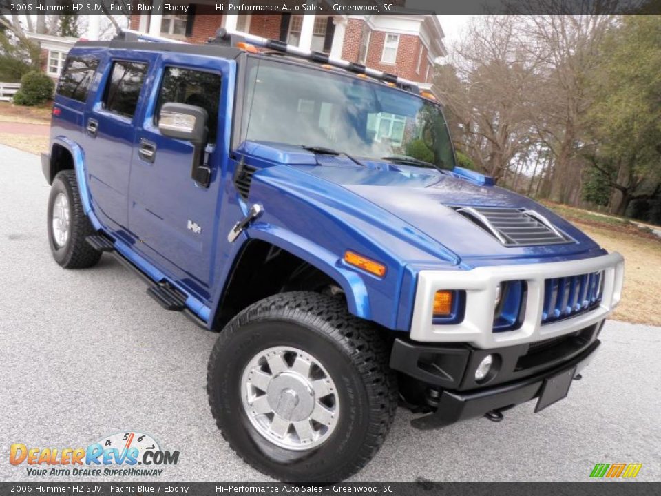 2006 Hummer H2 SUV Pacific Blue / Ebony Photo #25