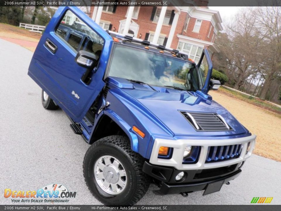 2006 Hummer H2 SUV Pacific Blue / Ebony Photo #26