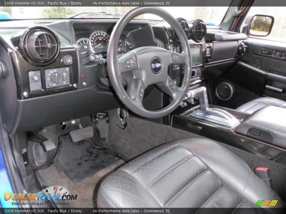 2006 Hummer H2 SUV Pacific Blue / Ebony Photo #29