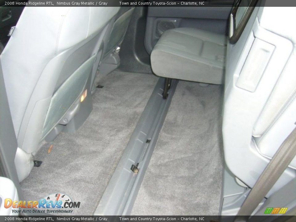 2008 Honda Ridgeline RTL Nimbus Gray Metallic / Gray Photo #19