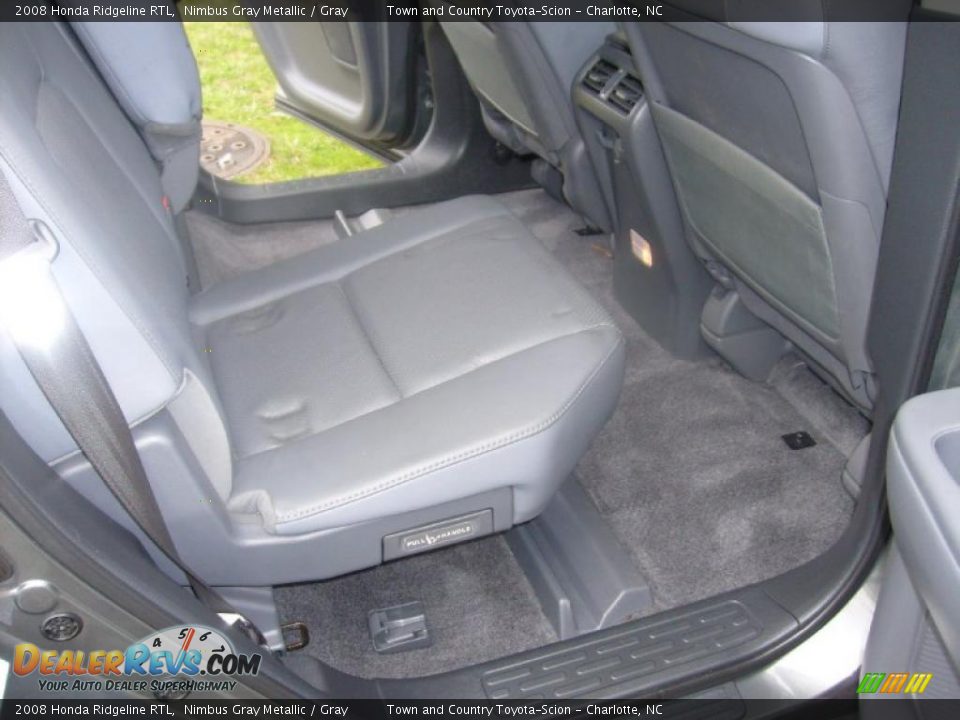 2008 Honda Ridgeline RTL Nimbus Gray Metallic / Gray Photo #20