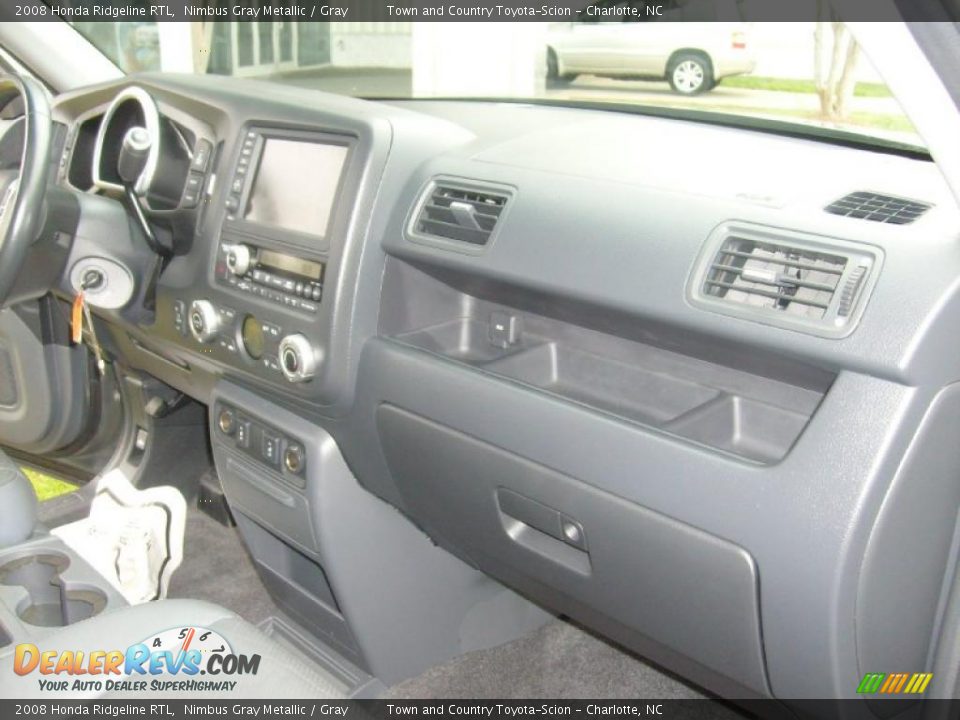 2008 Honda Ridgeline RTL Nimbus Gray Metallic / Gray Photo #23