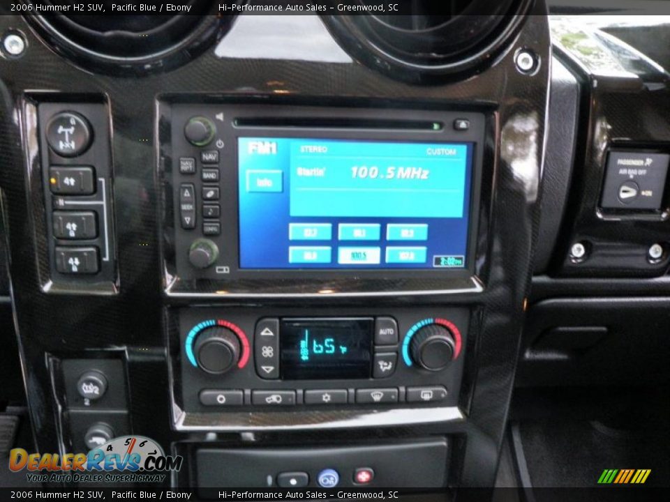 2006 Hummer H2 SUV Pacific Blue / Ebony Photo #36