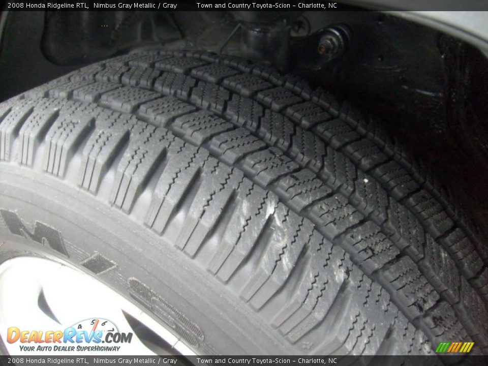 2008 Honda Ridgeline RTL Nimbus Gray Metallic / Gray Photo #29