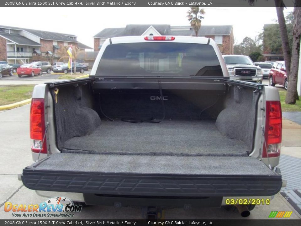 2008 GMC Sierra 1500 SLT Crew Cab 4x4 Silver Birch Metallic / Ebony Photo #3