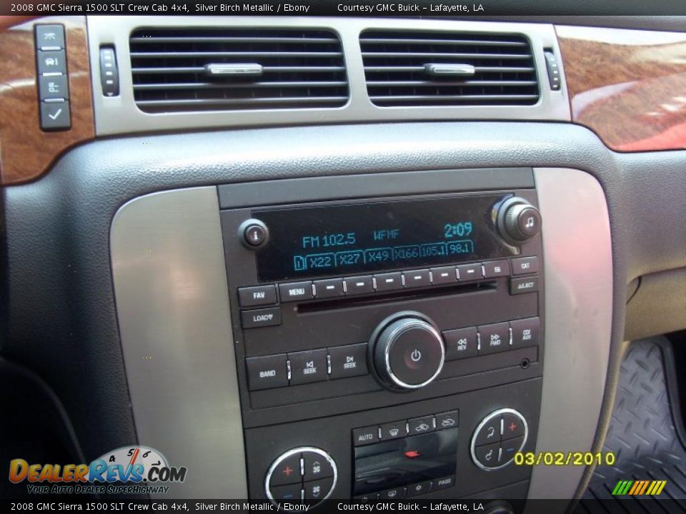 2008 GMC Sierra 1500 SLT Crew Cab 4x4 Silver Birch Metallic / Ebony Photo #17