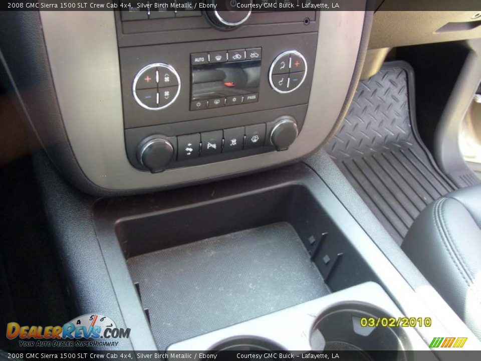 2008 GMC Sierra 1500 SLT Crew Cab 4x4 Silver Birch Metallic / Ebony Photo #18
