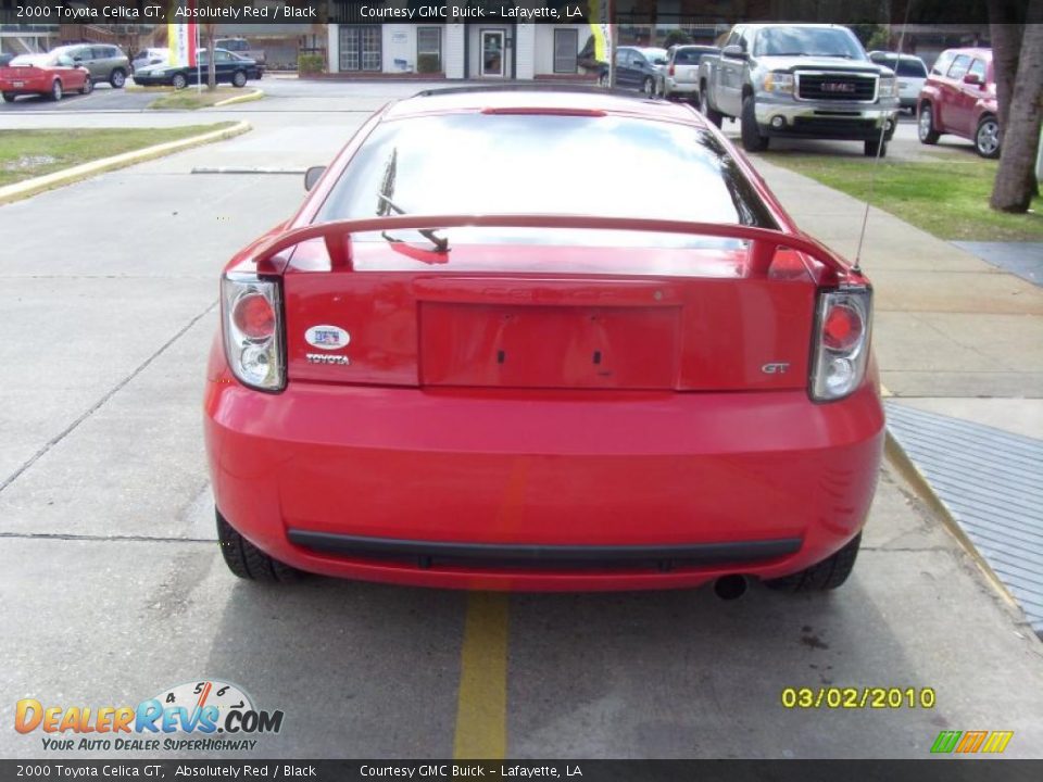 2000 Toyota Celica GT Absolutely Red / Black Photo #2