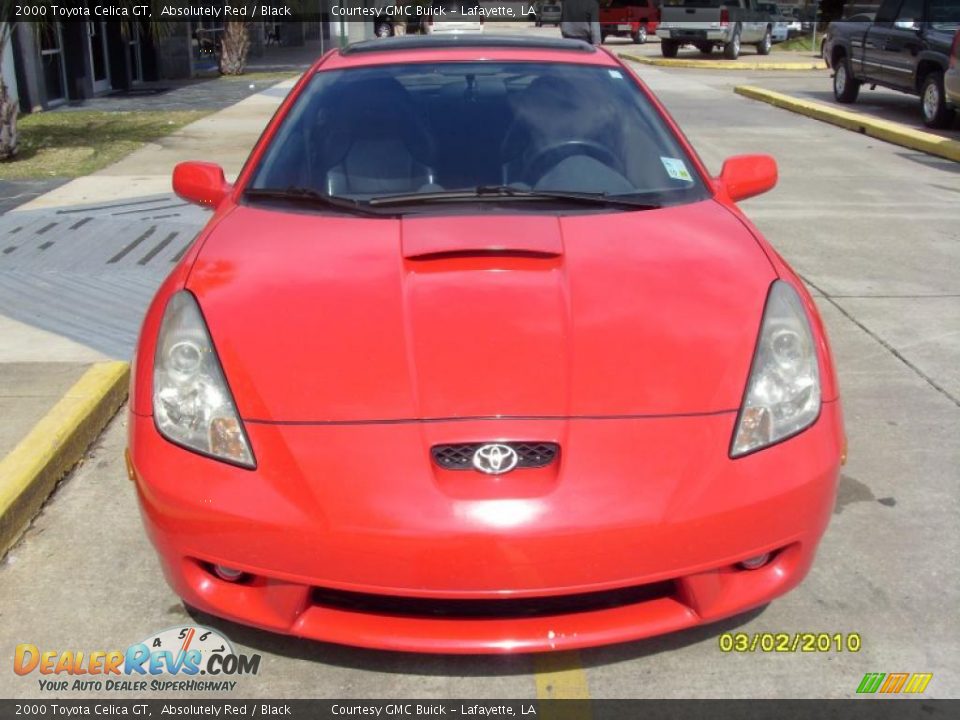 2000 Toyota Celica GT Absolutely Red / Black Photo #6