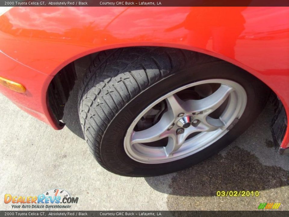 2000 Toyota Celica GT Absolutely Red / Black Photo #18