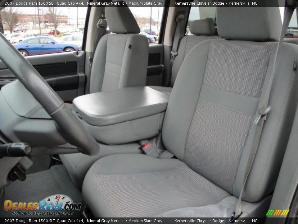 2007 Dodge Ram 1500 SLT Quad Cab 4x4 Mineral Gray Metallic / Medium Slate Gray Photo #15