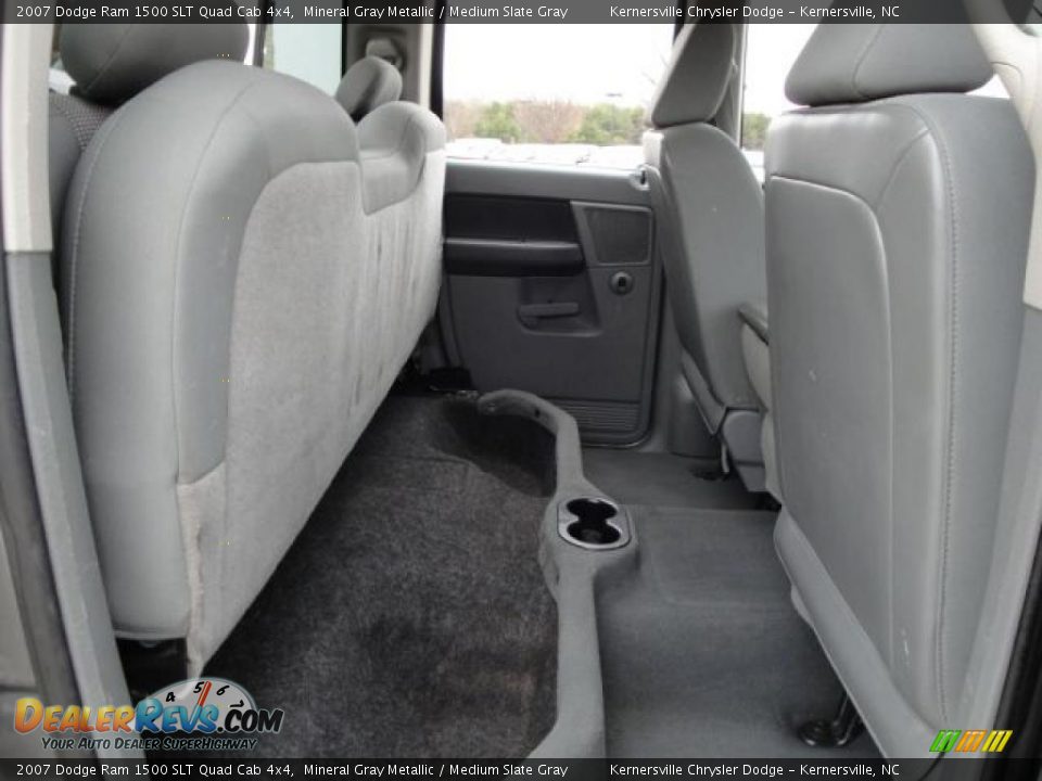 2007 Dodge Ram 1500 SLT Quad Cab 4x4 Mineral Gray Metallic / Medium Slate Gray Photo #19