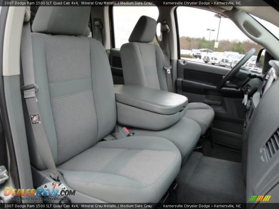 2007 Dodge Ram 1500 SLT Quad Cab 4x4 Mineral Gray Metallic / Medium Slate Gray Photo #20