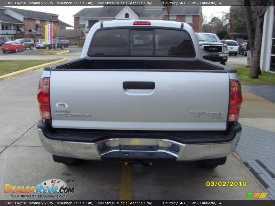 2007 Toyota Tacoma V6 SR5 PreRunner Double Cab Silver Streak Mica / Graphite Gray Photo #2
