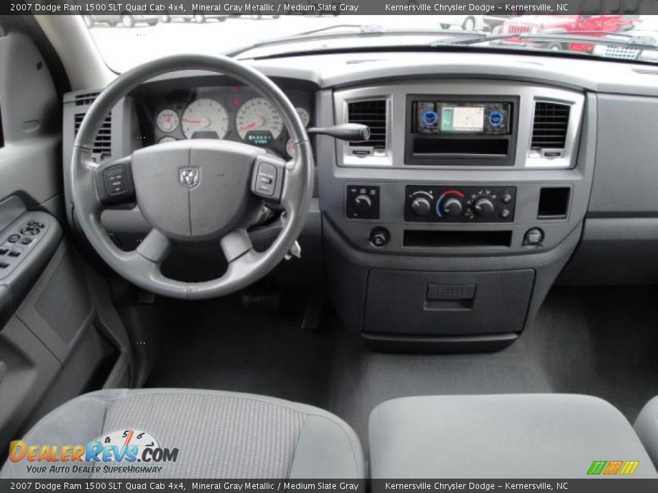 2007 Dodge Ram 1500 SLT Quad Cab 4x4 Mineral Gray Metallic / Medium Slate Gray Photo #22