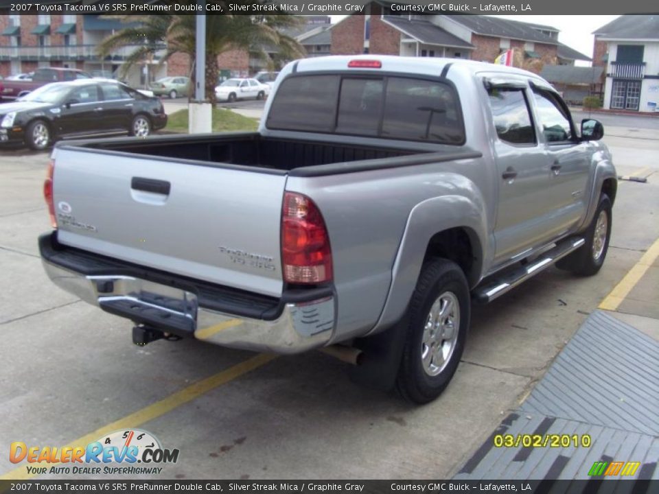 2007 Toyota Tacoma V6 SR5 PreRunner Double Cab Silver Streak Mica / Graphite Gray Photo #4