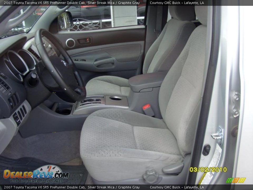 2007 Toyota Tacoma V6 SR5 PreRunner Double Cab Silver Streak Mica / Graphite Gray Photo #8