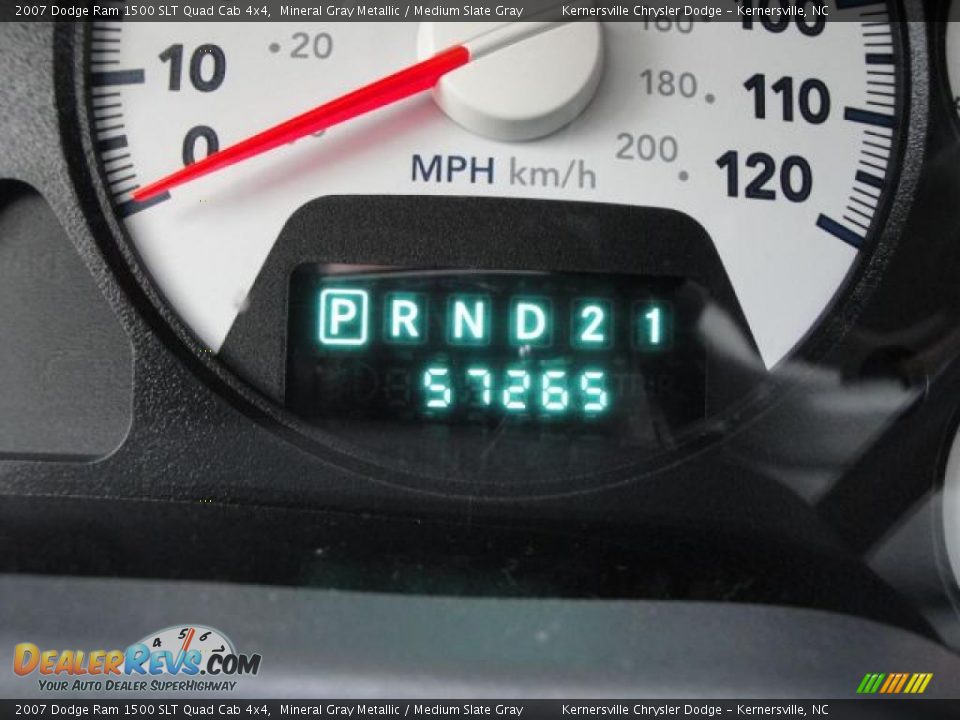 2007 Dodge Ram 1500 SLT Quad Cab 4x4 Mineral Gray Metallic / Medium Slate Gray Photo #29