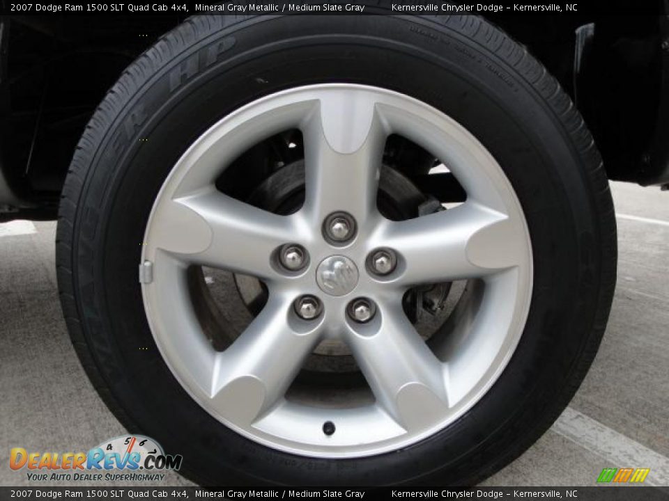 2007 Dodge Ram 1500 SLT Quad Cab 4x4 Mineral Gray Metallic / Medium Slate Gray Photo #30