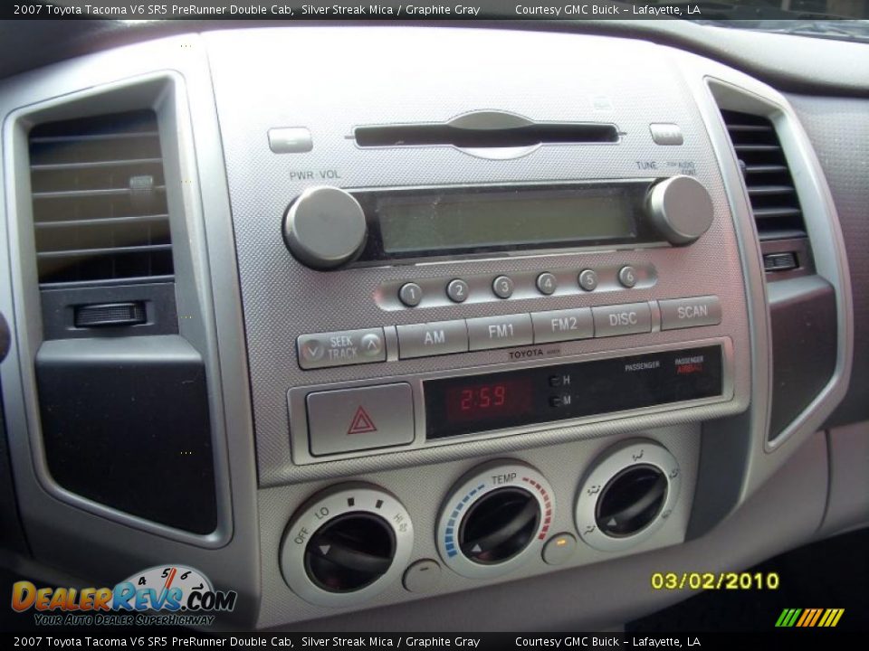 2007 Toyota Tacoma V6 SR5 PreRunner Double Cab Silver Streak Mica / Graphite Gray Photo #15