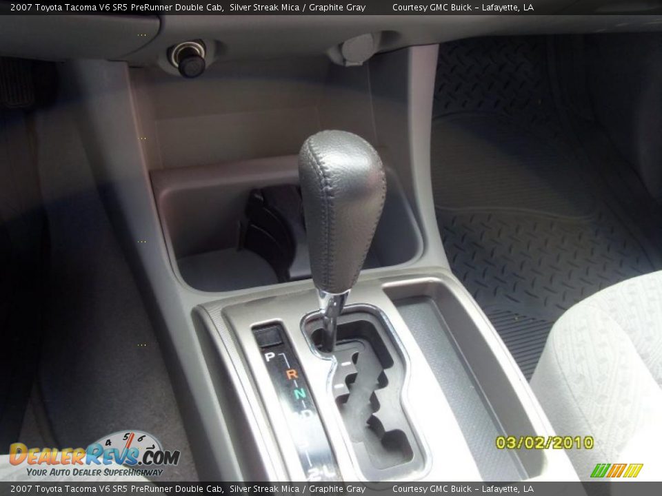 2007 Toyota Tacoma V6 SR5 PreRunner Double Cab Silver Streak Mica / Graphite Gray Photo #16