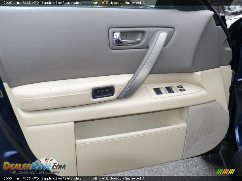 2006 Infiniti FX 35 AWD Sapphire Blue Pearl / Wheat Photo #9