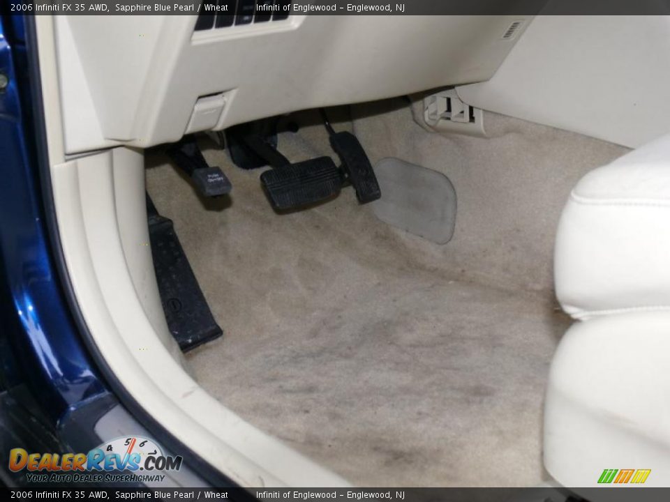 2006 Infiniti FX 35 AWD Sapphire Blue Pearl / Wheat Photo #11