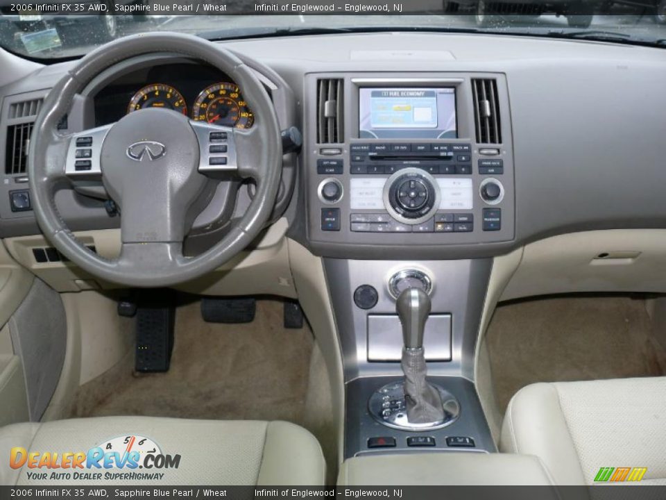 2006 Infiniti FX 35 AWD Sapphire Blue Pearl / Wheat Photo #13