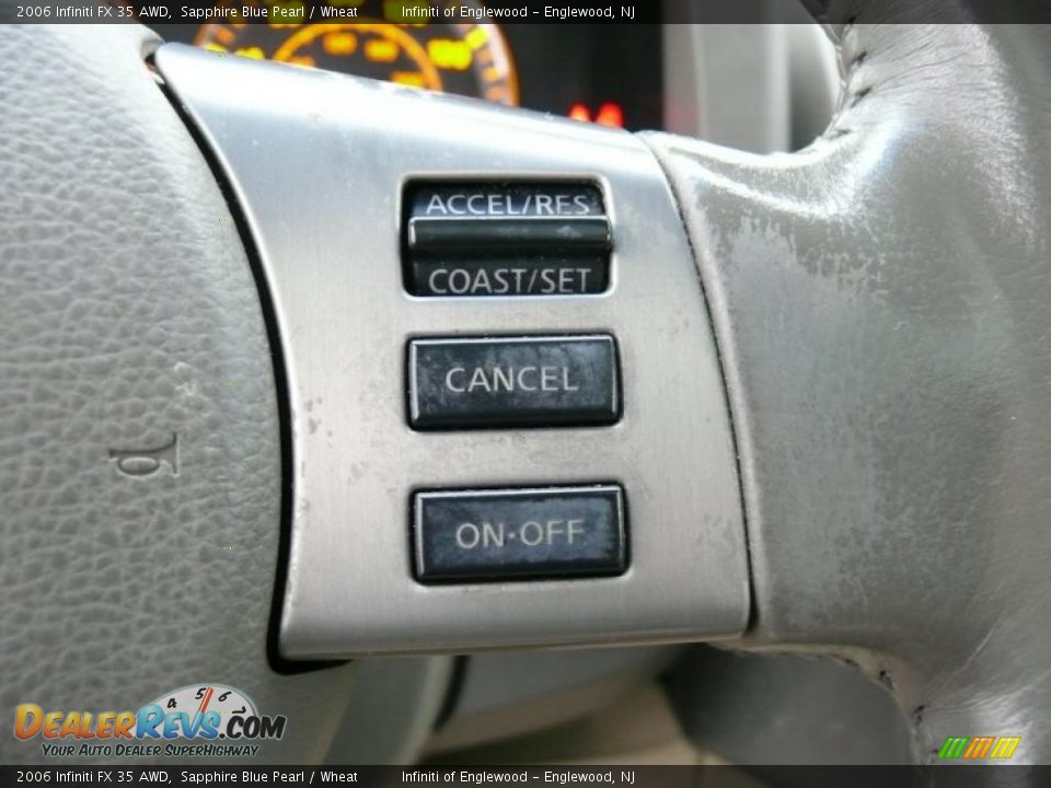 2006 Infiniti FX 35 AWD Sapphire Blue Pearl / Wheat Photo #16